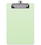 Piasoenc Wood Clipboards, Recycled Hardboard Clipboards,Green Clipboard for Office, School, A5 St...