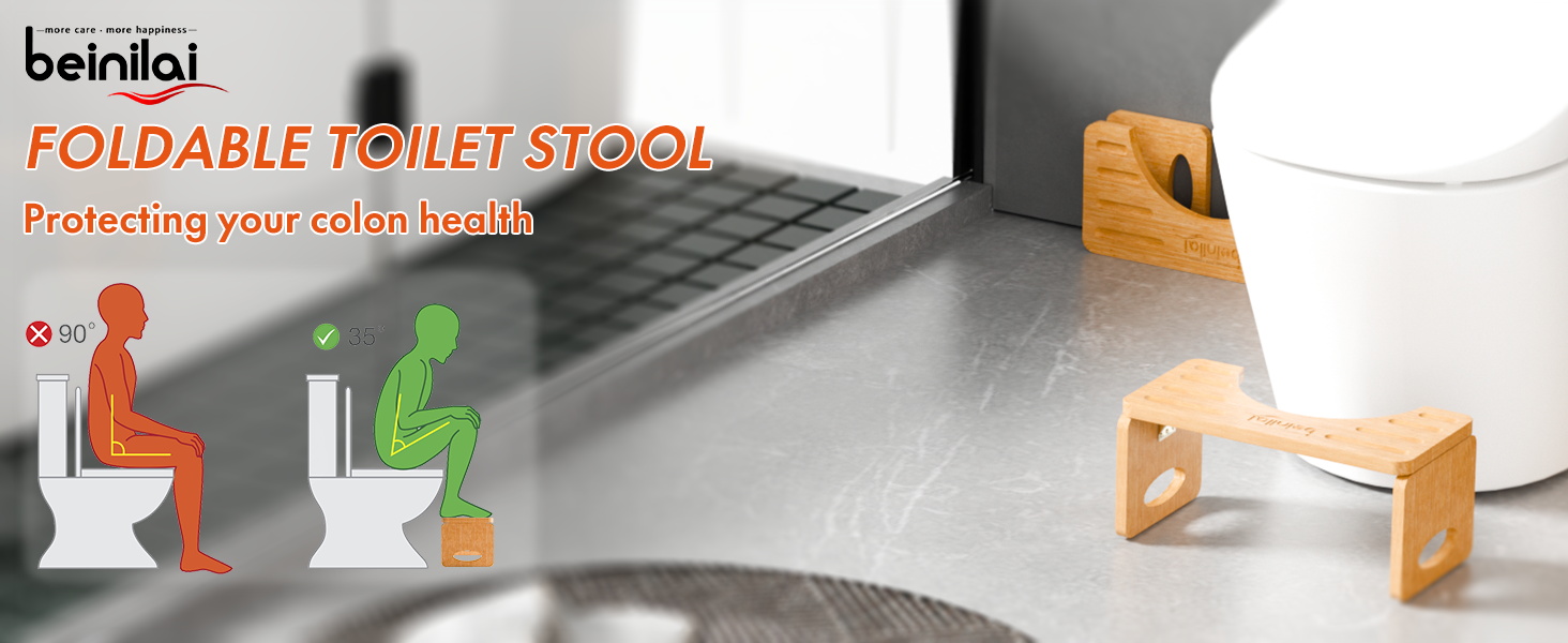 Foldable Toilet Stool