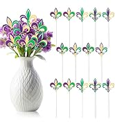 TICIAGA Carnival Iris Wooden Picks - 14PCS Circus Iris Double-Sided Wooden Decorative Picks for H...