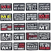 U-Sky Sew or Iron on Patches, Pack 20 pcs Tactical Morale Letters Patches for Backpacks, Embroide...