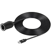 SinLoon USB C to Cigarette Lighter Adapter,12V USB Type-C Male Plug to Cigarette Lighter Adapter ...