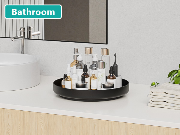 lazy susan for bathroom counter