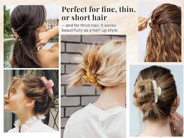 Acetate Hair Claw Clips