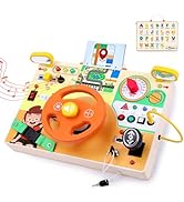 Grarain Busy Board for Toddlers - Montessori Educational Toy for 1-3 Year Old Boys & Girls | Trav...