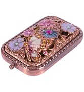 1pc Folding Compact Mirror Rhinestone Mirror Rhinestone Purses for Women Womens Pocket Wallet Wom...