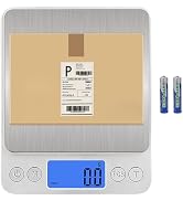 Emarful Digital Postal Shipping Scale, Stainless Steel Large Platform Scale for Business Packages...