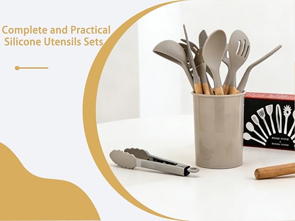 Silicone Cooking Utensils Set