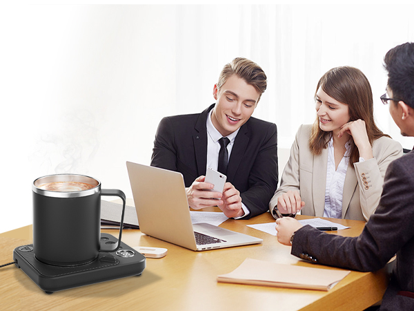 Coffee Mug Warmer Set for Desk, Coffee Cup Warmer with Auto Shut OffTimer, Coffee Mug Cup Heater