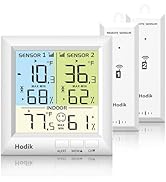 Wireless Freezer Thermometer with Alarm Refrigerator Thermometer, Fridge Freezer Alarm Thermomete...