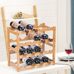 16 bottles wine rack