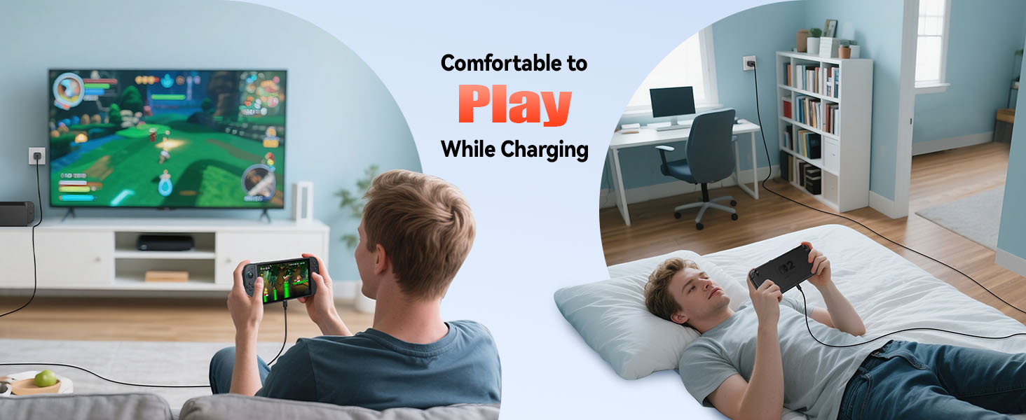 nintendo switch 2 charging cable 10ft