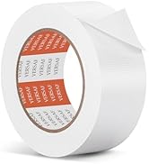 VERSAF Heavy Duty White Duct Tape - 1.88" x 35 yd, Strong Adhesive Waterproof All-Weather Multipu...