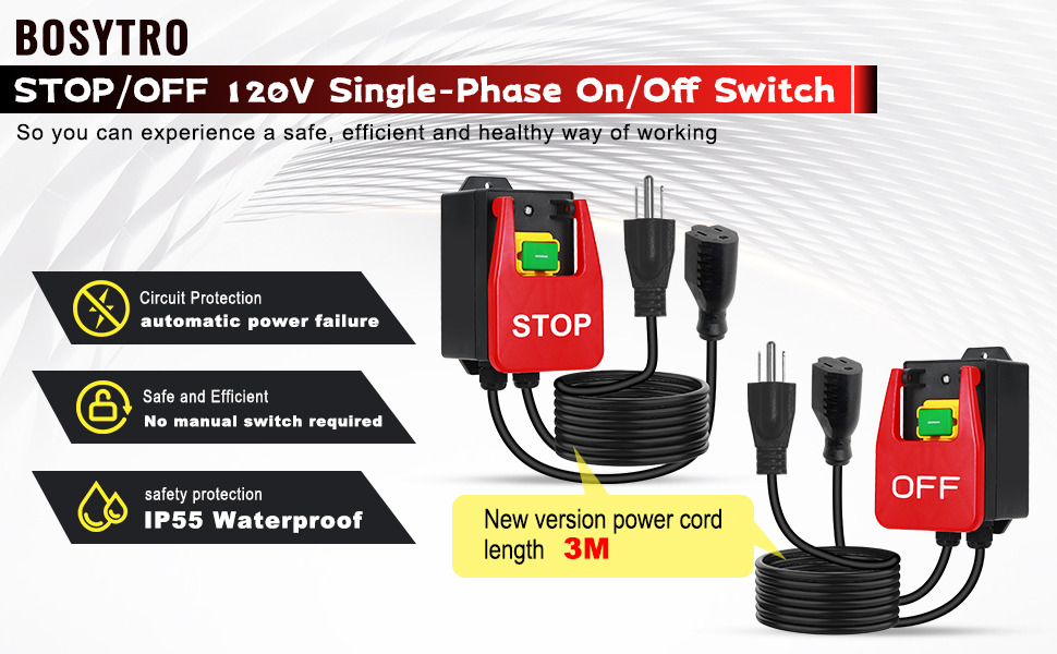 on off switch 120v