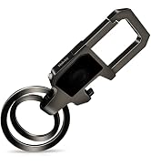 Idakekiy Key Chain LED Light and Bottle Opener with 2 Key Rings Car Key Chain for Men and Women