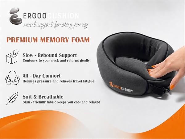PREMIUM MEMORY FOAM Neck Pillow
