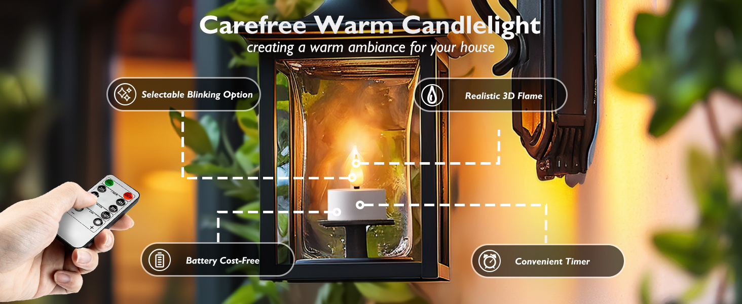 rechargeable tea lights with remote
