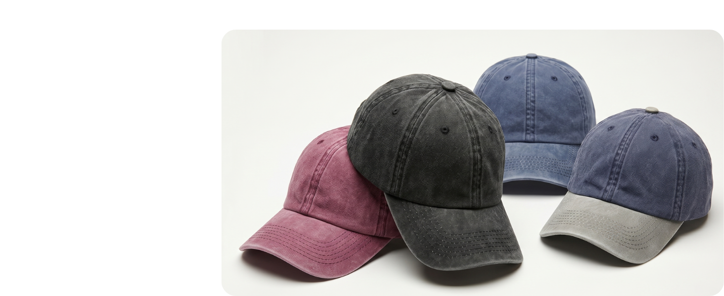 Premium vintage washed dad hat