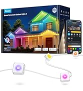Govee Permanent Outdoor Lights 2, 100ft RGBIC Outdoor Lights with 16 Million Colors and 100 Scene...