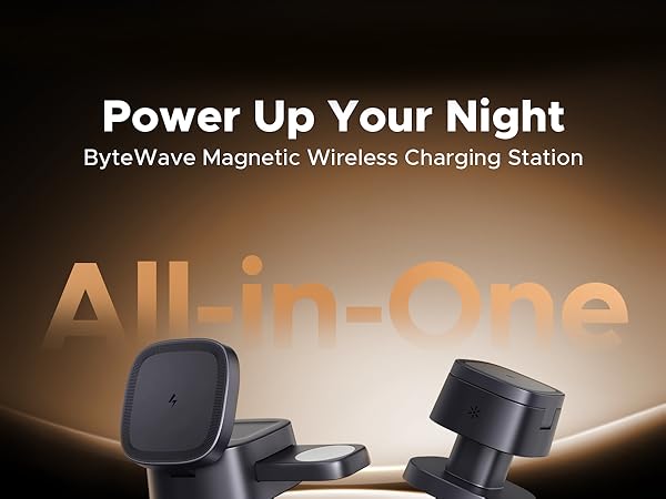 Power Up Your Night 3 in 1 charging station apple ByteWave