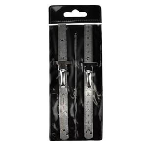 Plastic storage pouch for rulers