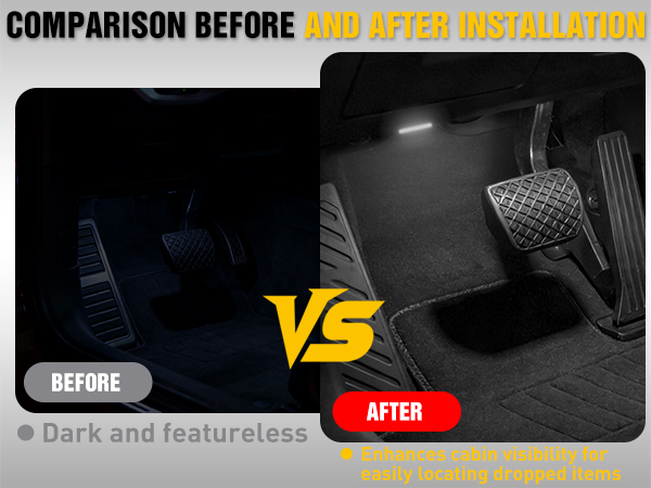 Nilight Wireless Magnetic white LED Interior Lights