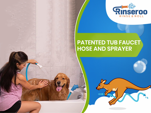 sink bathtub tub shower hose 5ft sprayer handheld indoor portable patio bath dog pet cat kitchen