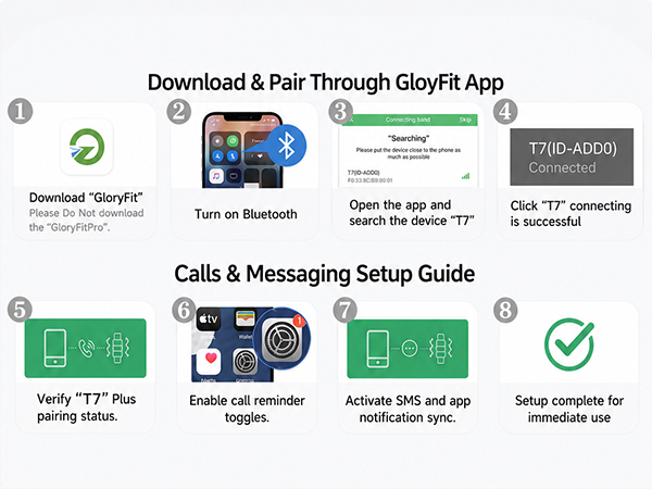 Download & Pair Through GloyFit App