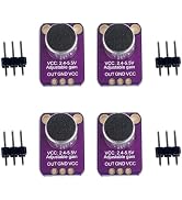 ??4-Pack MAX4466 Electret Microphone Amplifier Modules – Adjustable Gain for Arduino/Embedded Aud...
