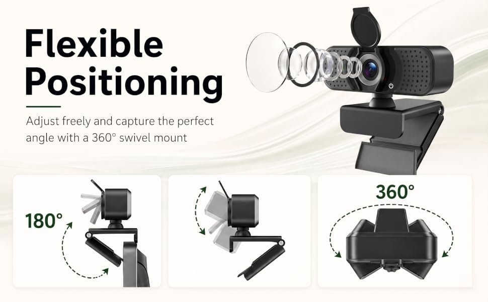 1080P Webcam with Microphone