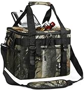 Tirrinia Soft Cooler Bag 24 Cans, Insulated Leakproof Portable Cooler with Lightweight & Adjustab...
