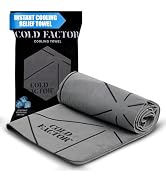 COLD FACTOR Cooling Towels for Sports, Cooling Neck Wraps – Cold Towel for Running, Workout & Out...