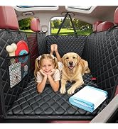 URPOWER Hard Bottom Dog Car Seat Cover for Back Seat, Waterproof Hammock | 400 lbs Support, 45% M...