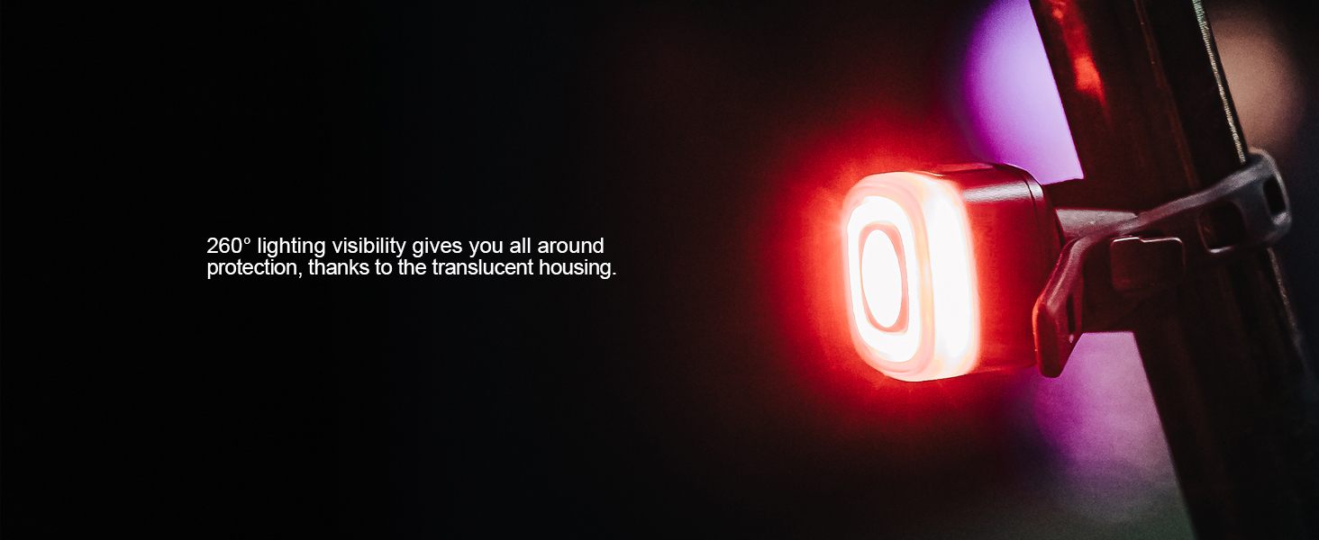 Bicycle Light with Large lighting visibility