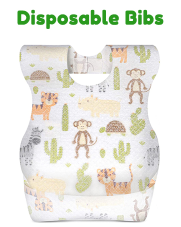 disposable baby bibs for boy girl outdoor