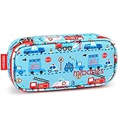 mibasies Girls Pencil Case for Kids, Car Pencil Pouch Boys Pen Box (Car)