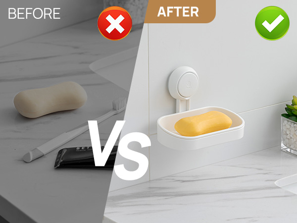 shower soap holder suction cup