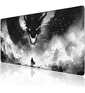 Extended Large Gaming Mouse Pad, Horror Anime Manga Large Desk Mat for Desktop XXL, Non-Slip Rubb...