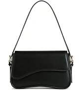 Amszke Shoulder Bag for Women Y2K Crossbody Purse PU Leather Underarm Handbag 2 Adjustable Strap ...