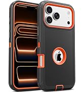 Jelanry for iPhone 17 Pro 5G 6.3-inch Case Rugged & Heavy Duty Dual Layer Drop Protection, Dustpr...