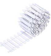 White Miniature Garden Fence Wooden Picket Fence Border Bonsai Fairy Garden Decoration Ornament D...