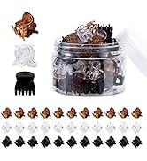 YOHAMA 36 Pcs Durable Mini Hair Claw Clips, Great for Design Kids and Adult Hairstyles, Decroatio...