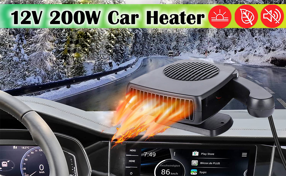 2 in 1 Car Heater Auto Electronic Heater