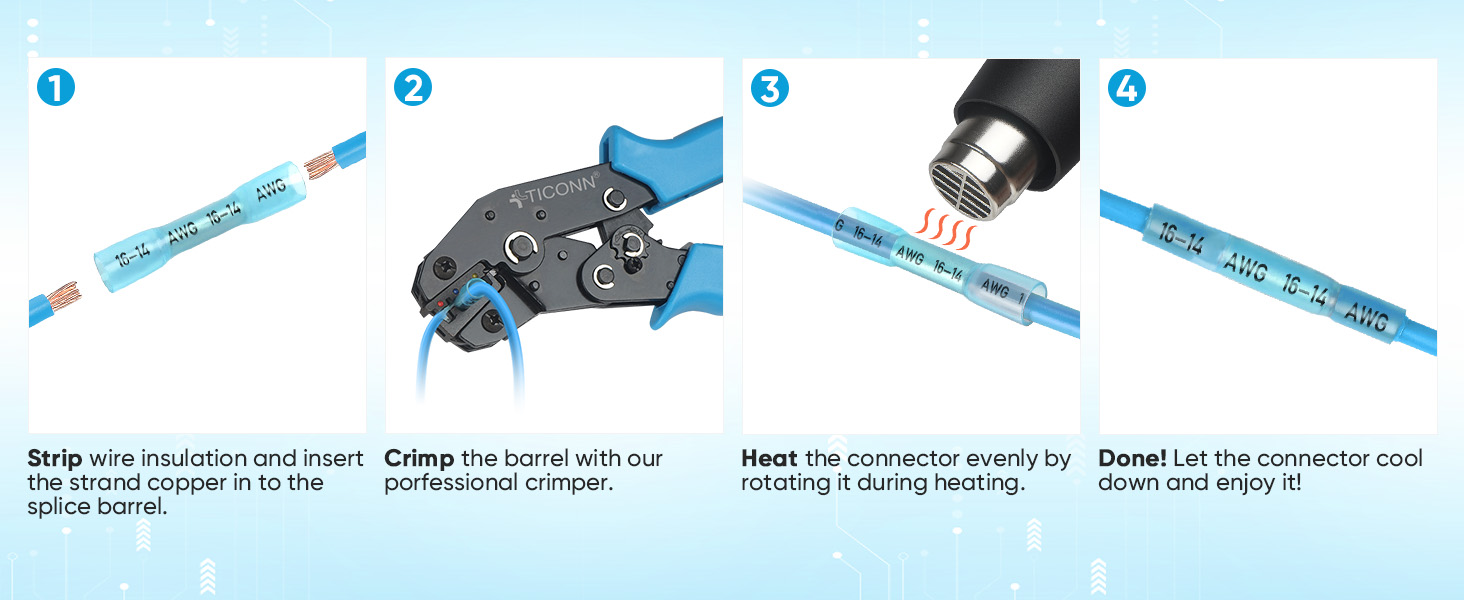 heat shrink connectors kit
