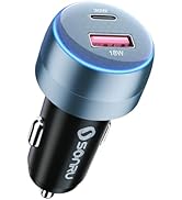 USB C Car Charger 48W PD&QC3.0 Super Fast Car Charger Adapter for iPhone 15 14 13 12 11 Series, G...