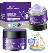 2PCS Teeth Restoration Mineral Powder,Mineral Tooth Powder,Teeth Whitening Mineral Powder, Effect...