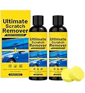 2Pcs Nanopolix Car Scratch Remover, Quick Fix Removal Paste for Deep Scratches and Paint Damage, ...