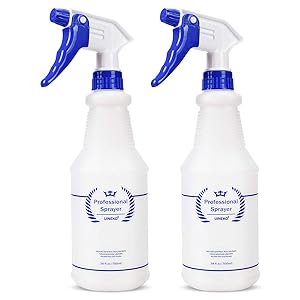 Plastic Spray Bottles 24 Oz Bealee for Cleaning Solutions