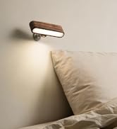 rechargeable wall sconce, reading light for bed headboard