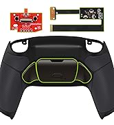 eXtremeRate Black Real Metal Buttons (RMB) Version Rise 2.0 Remap Kit for PS5 Controller with Bla...