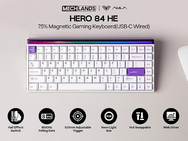Hero84 HE White Purple